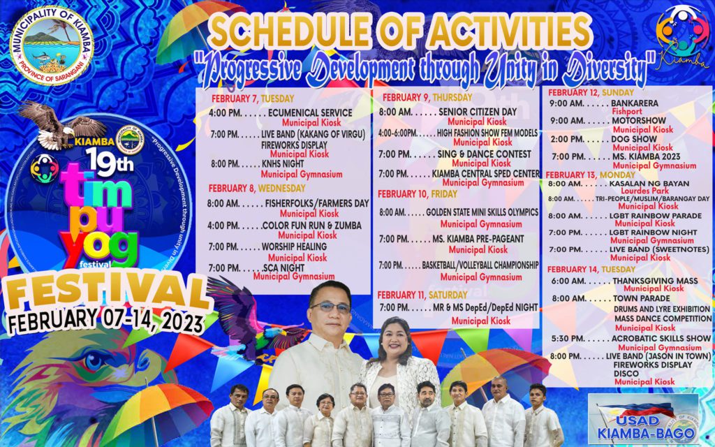 timpuyog festival 2023, timpuyog festival schedule, timpuyog festival bankarera, timpuyog festival kiamba, kiamba tourism, ms kiamba 2023, timpuyog motorshow, timpuyog umbrella, soxisnext, sarangani,