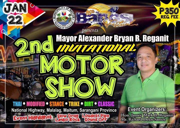 Bangsi Festival 2023 Motor Show, Bangsi Festival 2023, 16th Bangsi Festival 2023, Bangsi Festival Maitum, Maitum Sarangani Bangsi Festival, Traditional Bangsi Festival, Bangsi Boat Race, Bangsi-making Competition, Sarangani Province Cultural Celebration, Maitum Heritage Festival, Philippine Traditional Fishing Festival, Sustainable Fishing Practices Maitum, Cultural Tourism Maitum Sarangani,