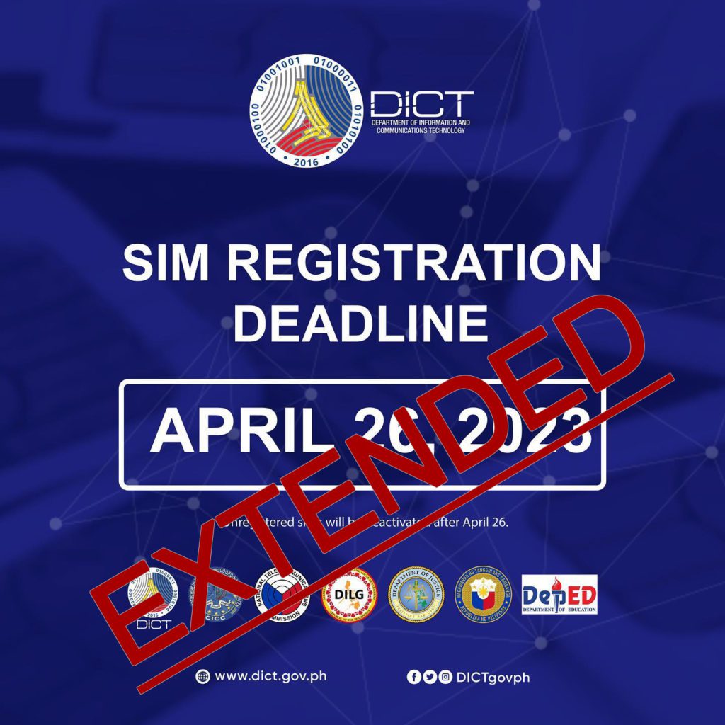 SIM CARD Registration Extended,